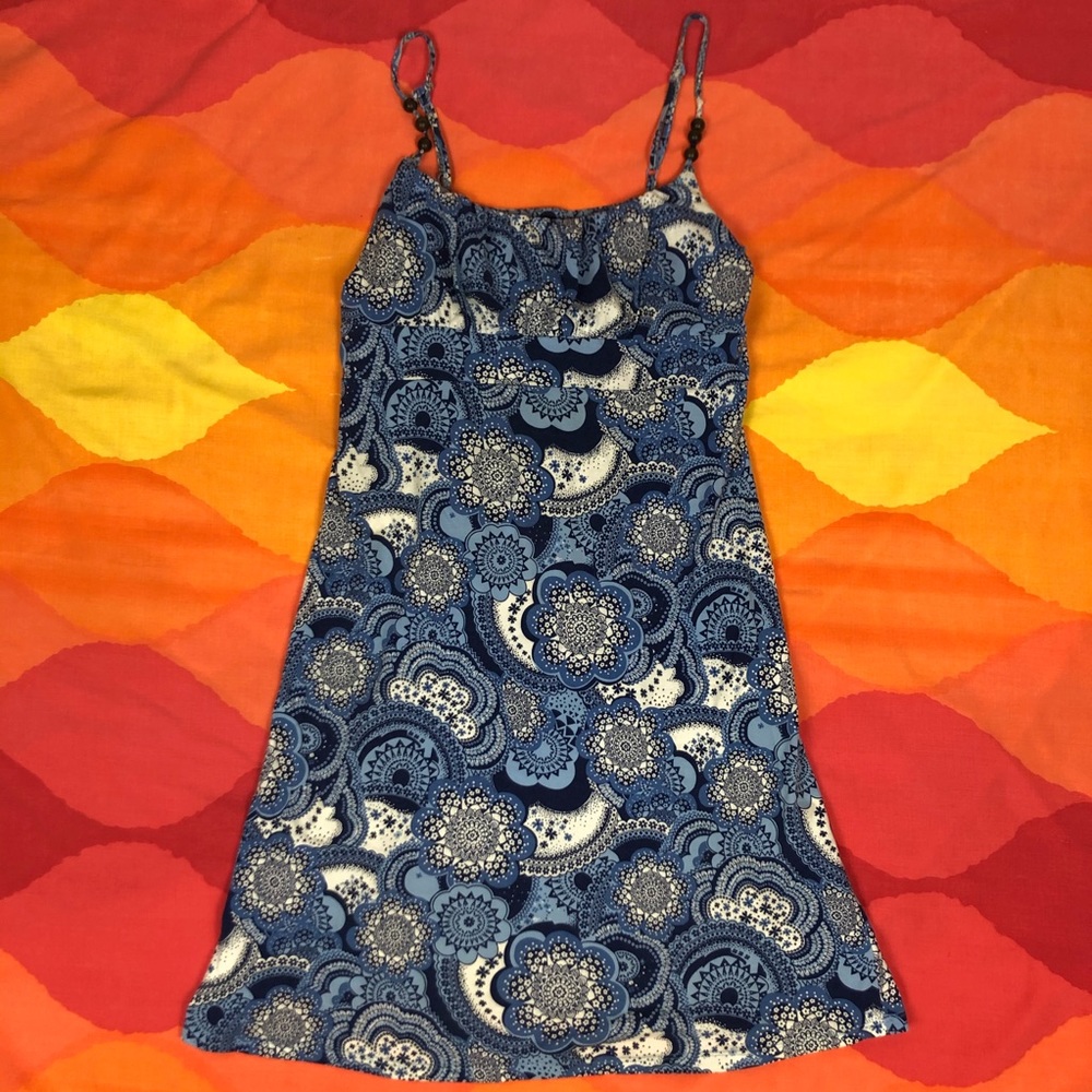 Ann Taylor LOFT Empire Waist Bandana Print Dress